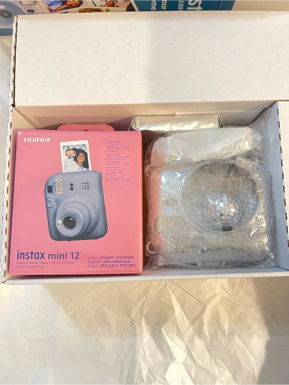 Fujifilm instax mini 12 Instant Camera — Stormy Weather Blue NEW